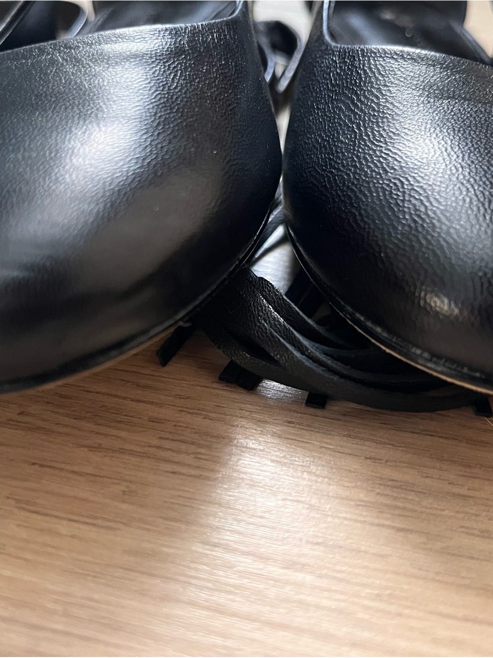Sigerson Morrison Black Wrap-Around Lace Ballet Flats - Picture 5 of 16